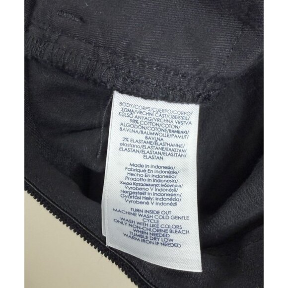 Chaps Women Sz 22 (Actual 44x27) Soft Corduroy Pants Stretch Black Plus EUC - Picture 3 of 8